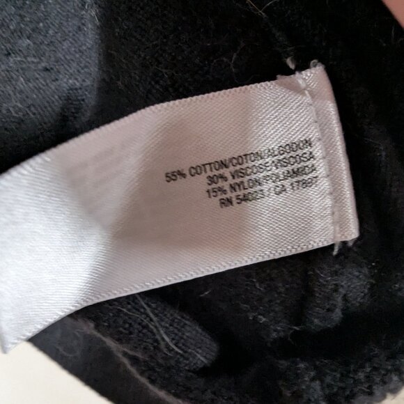 Old Navy Black Button Up Long Sleeve Cardigan Sz XS - Picture 6 of 6